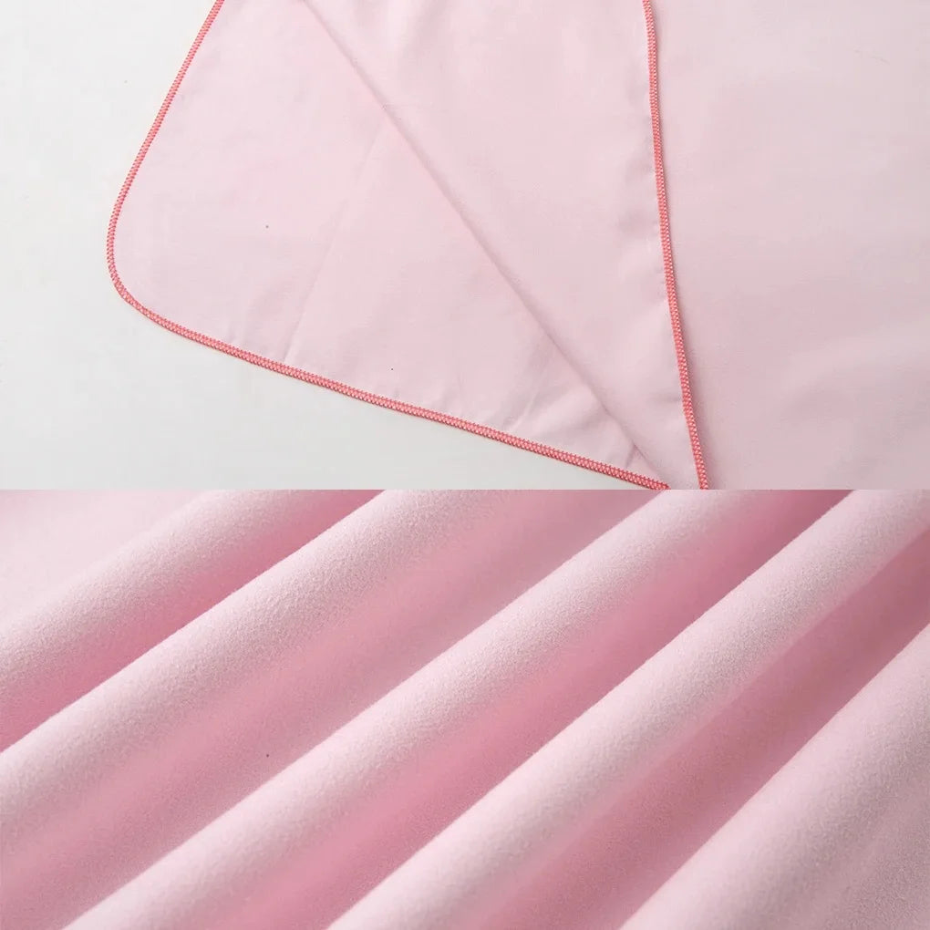 Microfiber Hooded Towel Changing Robe – Quick Dry Surf Poncho for Swim, Beach, Travel & Sauna