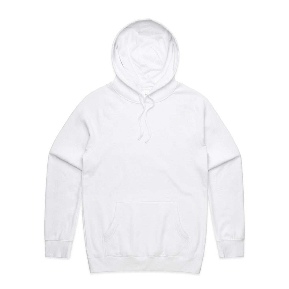 White hoodie on a white background