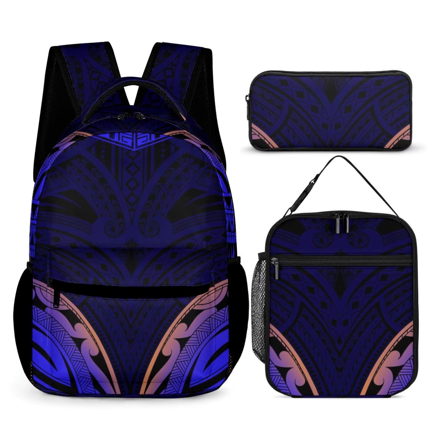 Pacific Island School Bag 3pcs Set