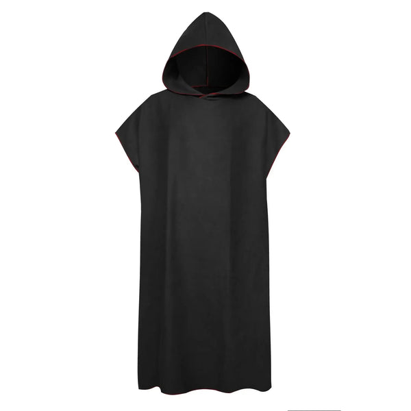 Microfiber Hooded Towel Changing Robe – Quick Dry Surf Poncho for Swim, Beach, Travel & Sauna